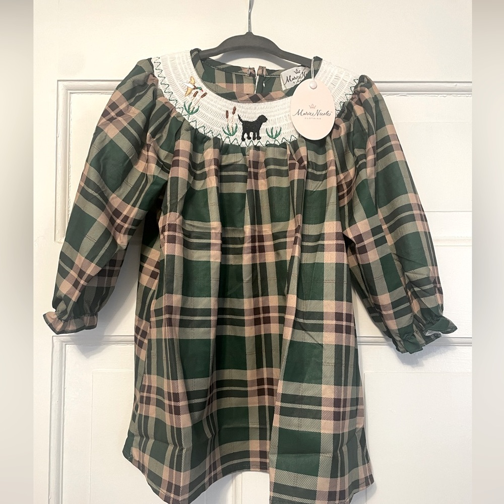 Smocked Dog Dress